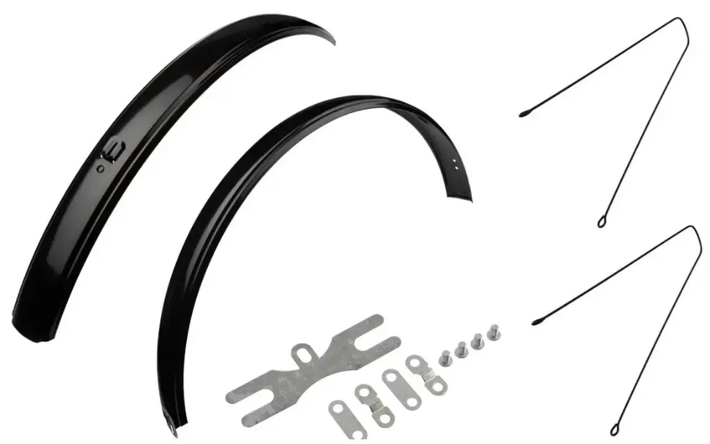 GUARDAFANGOS 26 MTB ACERO NEGRO