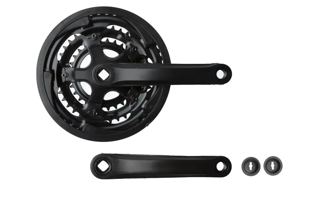 TRIPLE PLATO ACERO RESINA NEGRO 28/38/48 3x7