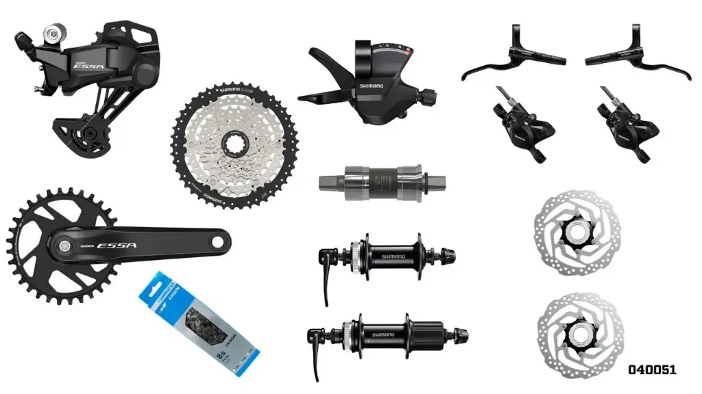 GRUPO ESSA MTB 32T 11-45T 1X8V SHIMANO