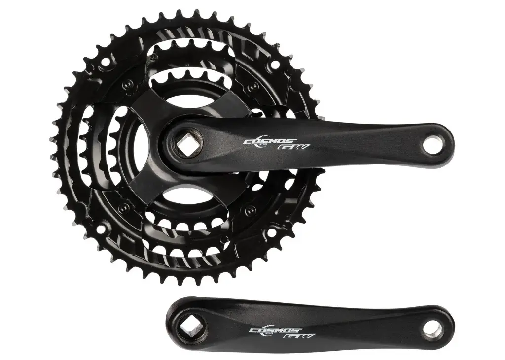 TRIPLE PLATO  28/38/48T BIELA ALUMINIO        (NEGRO)