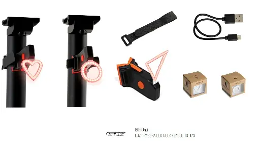[809043] LUZ TRASERA USB 15 LM  T01(3MOTIVOS) PLASTICO GW