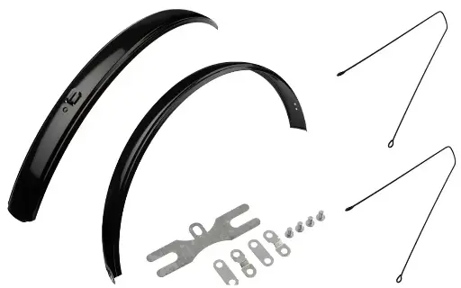 [607404] GUARDAFANGOS 26 MTB ACERO NEGRO