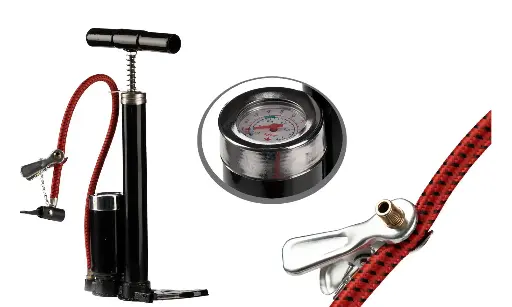 [801145] BOMBA DE PISO ACERO ZG-0028B 32X260MM TANQUE/MANOMETRO RASSI