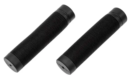 [804416] MANGOS BMX/MTB SZ-100A POWER NEGROS CON DISEÑO DE RALLAS