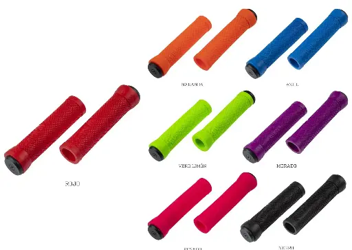 [804496] Mangos Mtb Lock On 130Mm Gorila Caucho 