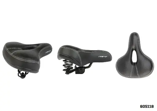 [605118] SILLIN TURISMO CON RESORTE 317-02 NEGRO