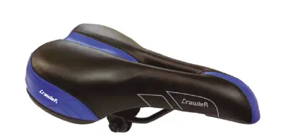 [GAL0347I] SILLIN ANTIPROSTATICO NEGRO/AZUL CRAWLER SIMILAR VELO PLUS