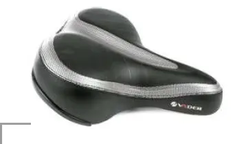 [GAL0548] SILLIN VADER VD-813A-1-001 C/RESORTE, NEGRO/ PERFORACIONES ,BLANCO