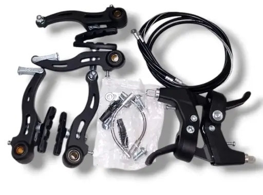 [JFR0385] FRENO YUANDA YD-V19/B14 V-BRAKE RESINA NEGRO