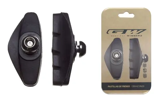[502217] TACO FRENO CARRERAS 450 50MM NEGRO GW  TIPO TIBURON