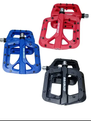 [PED515] PEDALES PVC NEGRO ROS 9/16 GINEYEA M996