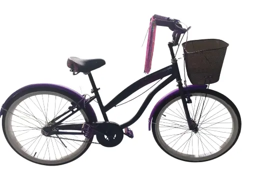 [BIC0215FC] BICICLETA ON-TRAIL (CRUISER SWEET) PLAYERA 24, COLOR GRIS FUCSIA